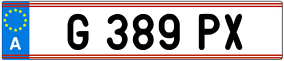 Truck License Plate